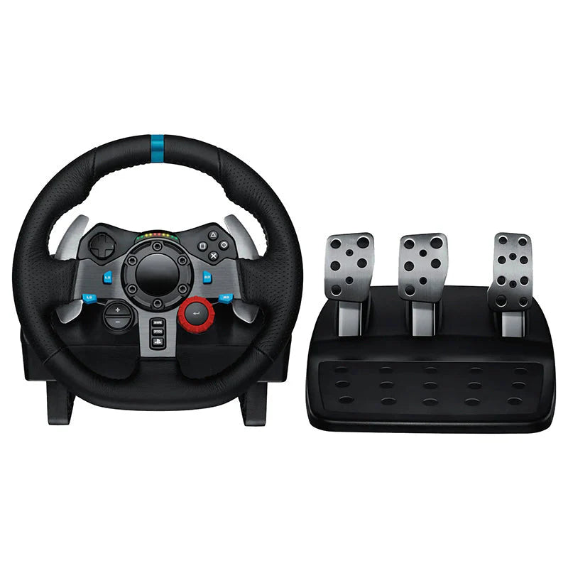 G29 Driving Force Racing Wheel and Floor Pedals for PS5, PS4, PC, Mac – Black