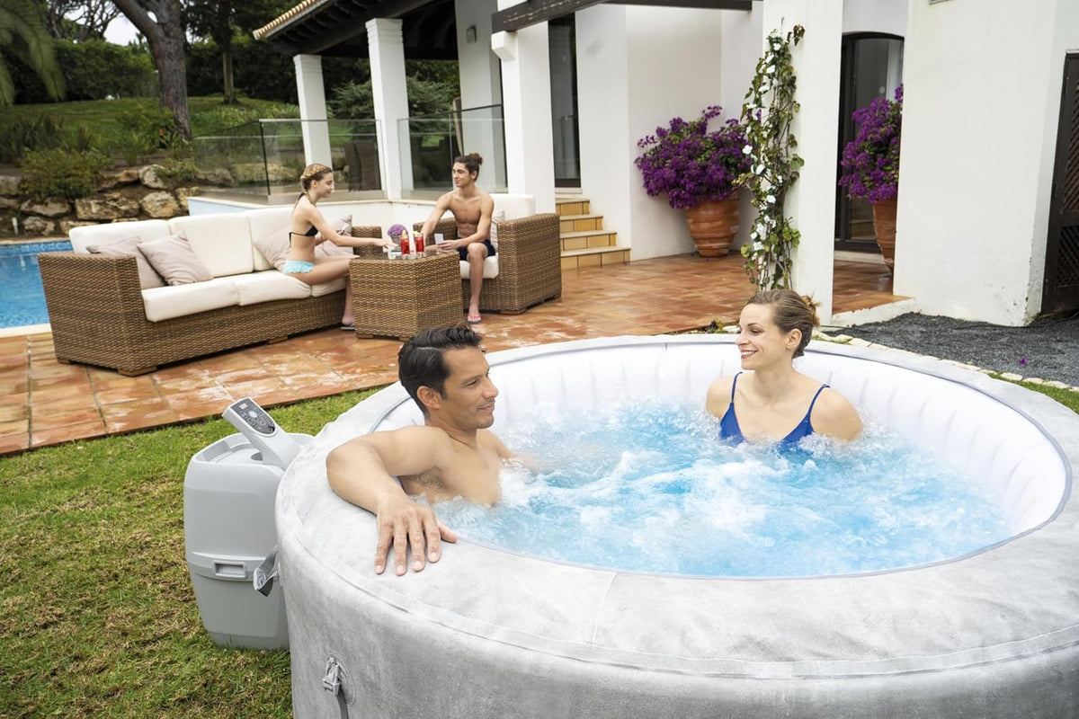Lay-Z-Spa? Miami Airjet? 2-4 Person Round Inflatable Hot Tub