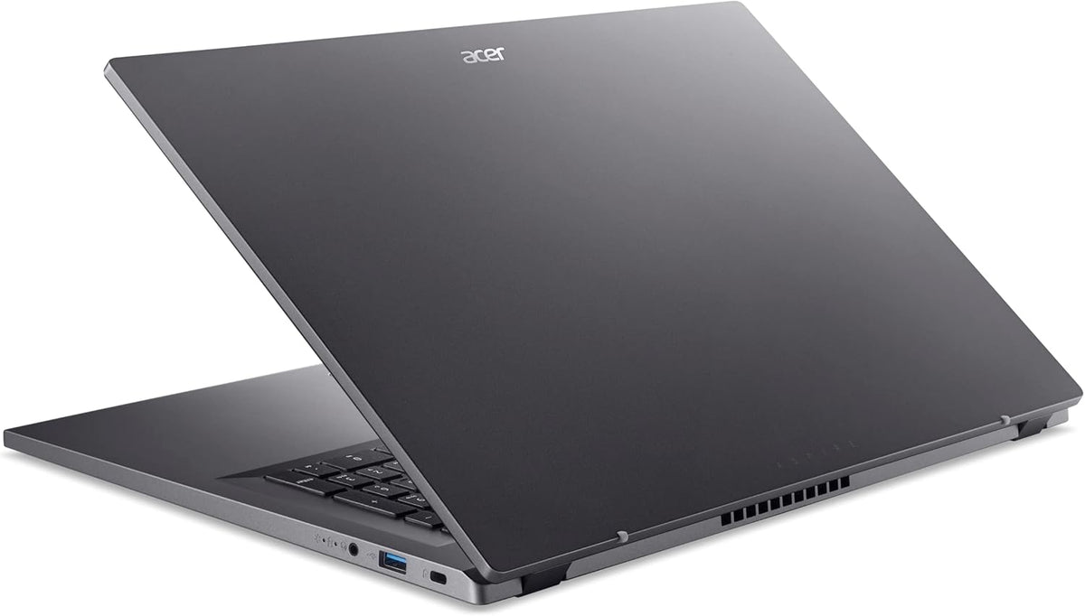 Acer Aspire 3 A317-55P-C8DB 17.3" Full HD IPS Laptop (Intel Celeron N100 Processor, 4GB RAM, 128GB SSD, Intel UHD Graphics, Windows 11 Home) AZERTY Keyboard, Gray