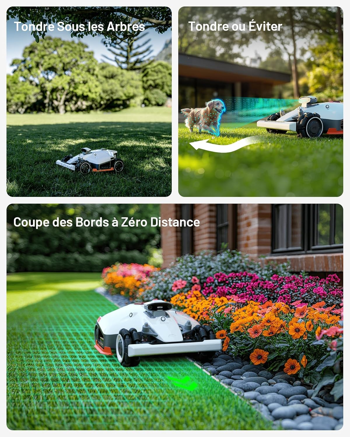 MAMMOTION LUBA 2 AWD 3000X Cordless Robotic Lawnmower, NetRTK+Vision, No RTK Antenna Required, Recommended for 3000m2, Slopes up to 80%, Cutting Height 25-70 mm, with 4G Module