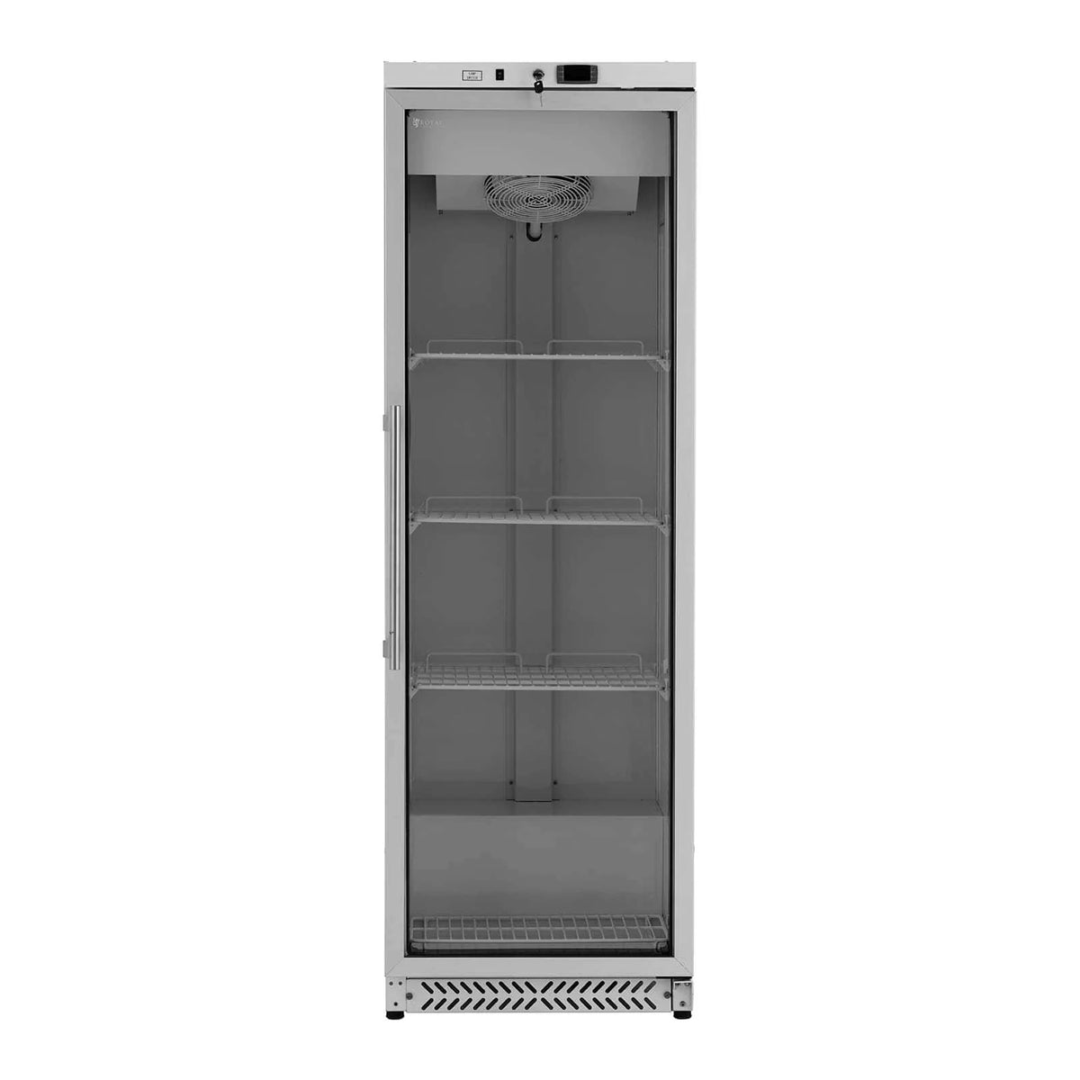 Professional 380-litre refrigerator with glass door 14_0005381 -