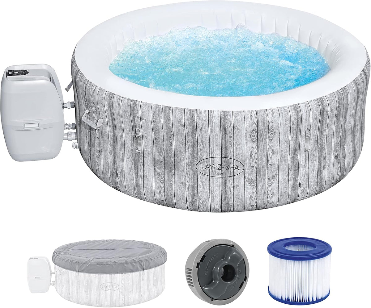 Lay-Z-Spa? Miami Airjet? 2-4 Person Round Inflatable Hot Tub