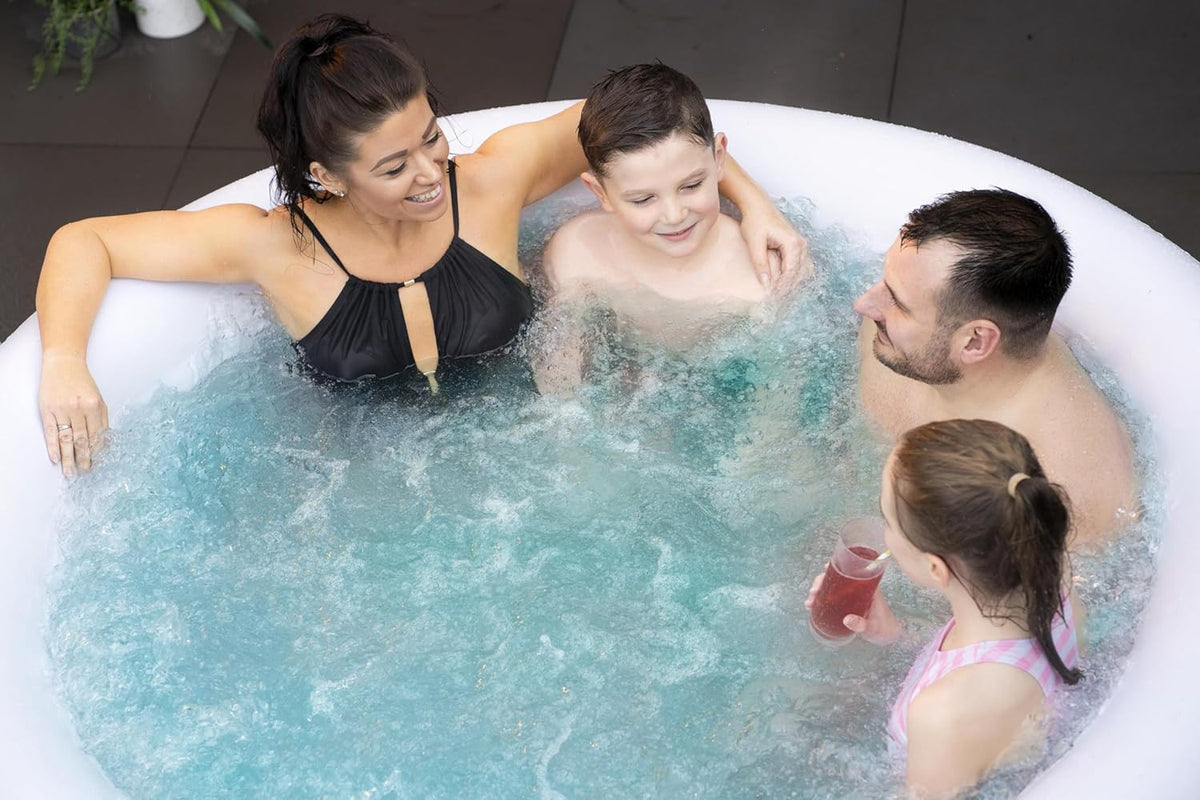 Lay-Z-Spa? Miami Airjet? 2-4 Person Round Inflatable Hot Tub