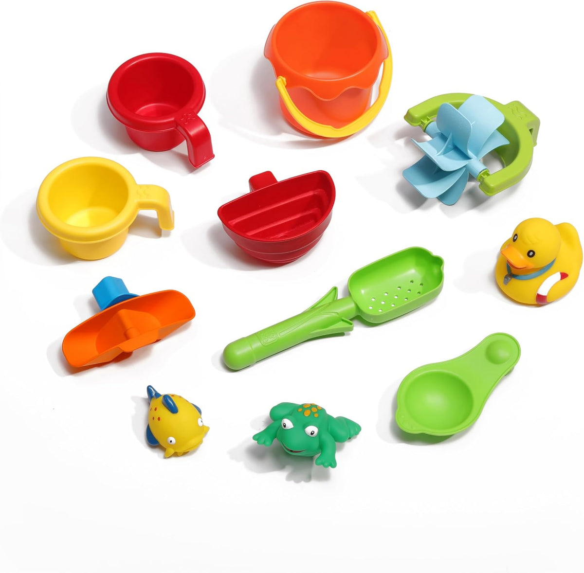 Rain Shower Splash Water Table with 13 Accessories - Blue & Green | Water Play Table | Garden Activity Table, Water Activity Table | Outdoor Water Table