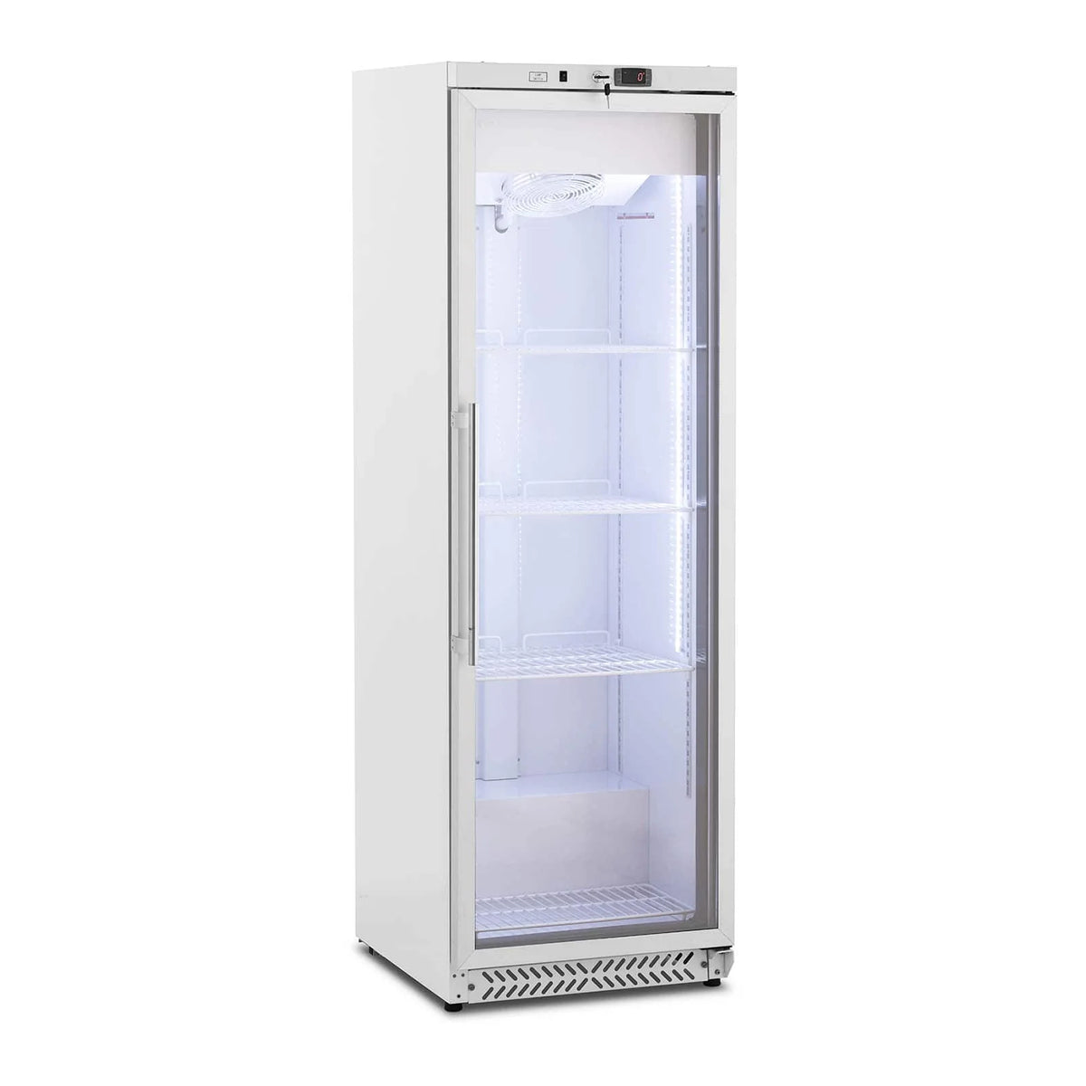Professional 380-litre refrigerator with glass door 14_0005381 -