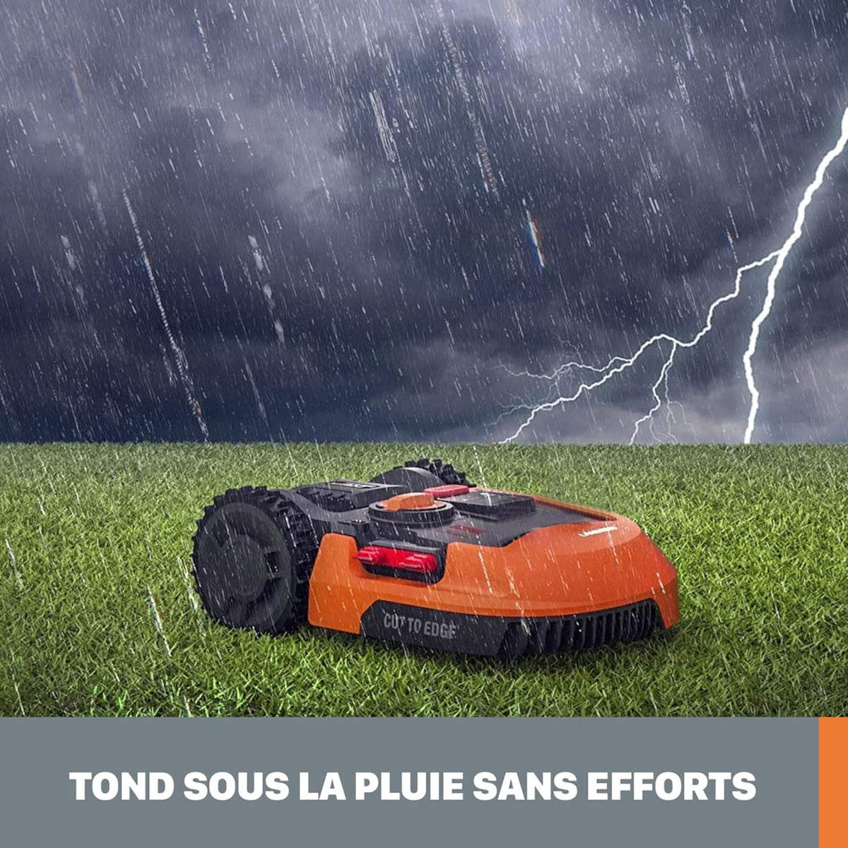 Landroid Plus WR167E Smart Connected Robotic Lawnmower, 700 m2 Max. 800 m2, Easy Installation, Configurable, 35% Slope, Rain Sensor, Cuts Close to Edges, Fast Mowing