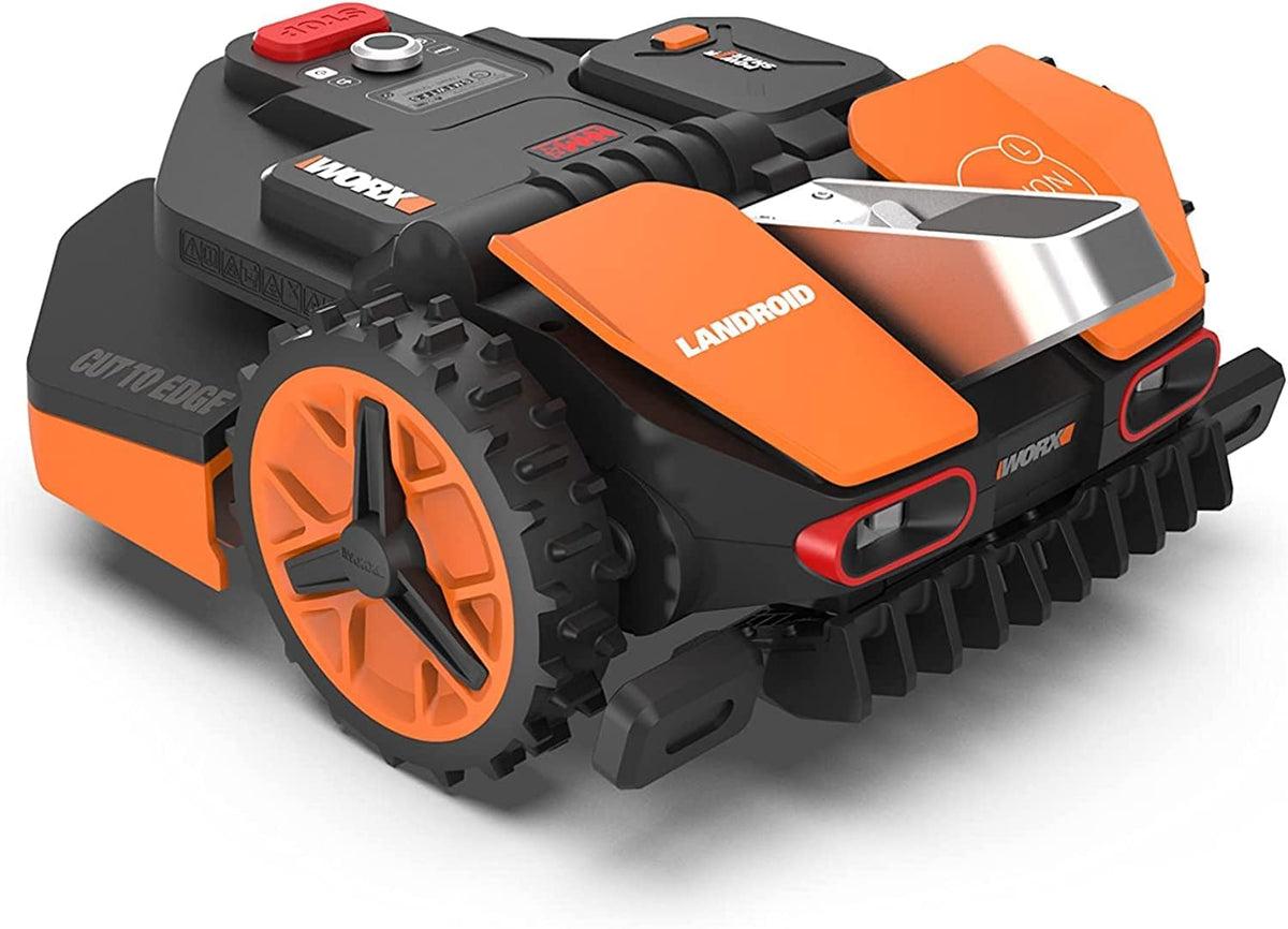 Landroid Plus WR167E Smart Connected Robotic Lawnmower, 700 m2 Max. 800 m2, Easy Installation, Configurable, 35% Slope, Rain Sensor, Cuts Close to Edges, Fast Mowing