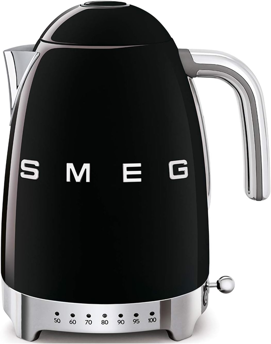 Variable Temperature Kettle KLF04BLEU 1.7 L, Multiple Temperature Settings, Washable Limescale Filter, Automatic Safety Shut-Off, Water Level Indicator, Cable Storage, 2400W, Black