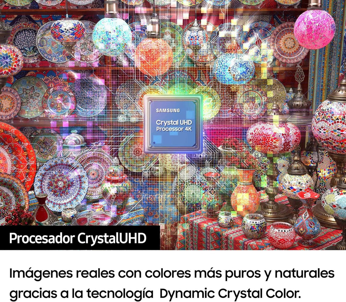 TU55CU7095 55-inch (55-inch) Crystal UHD 4K Smart TV, 2023