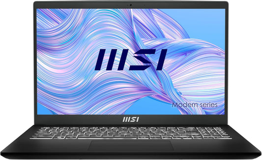 MSI Modern 15 B7M-220FR: AMD Ryzen 7 7730U - 16GB LPDDR4 - 512GB SSD - AMD Radeon? Graphics - 15.6" Full HD - Windows 11 Home - Backlit AZERTY Keyboard