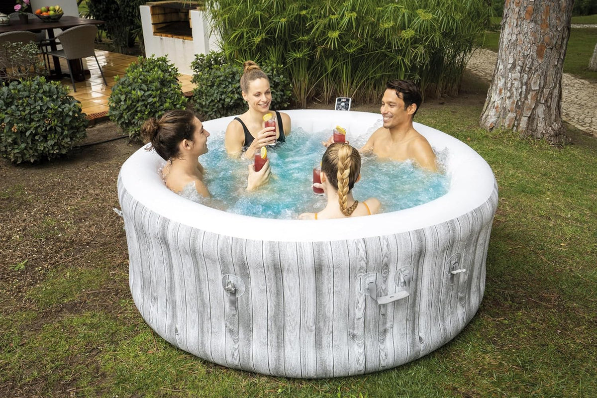 Lay-Z-Spa? Miami Airjet? 2-4 Person Round Inflatable Hot Tub