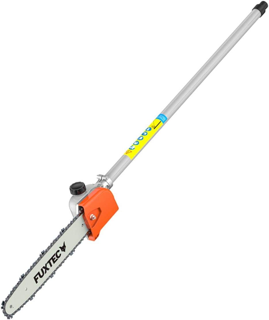 Fuxtec FX-MT152E 5-in-1 Multi-Tool Petrol Brush Cutter - Easy Starter, 3 HP, 52 cc, 2-Stroke Engine, Pruner, Hedge Trimmer, Edger with Cord or Blade, 1 Meter Extension