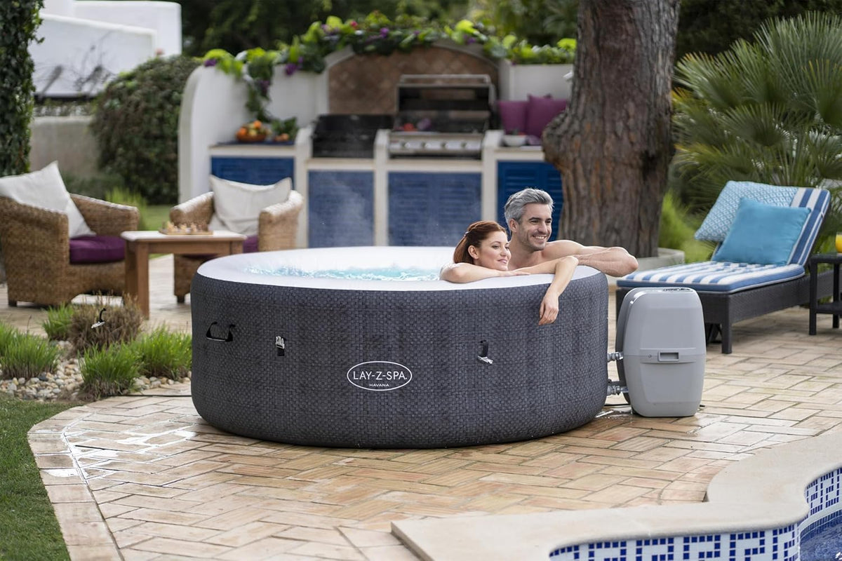 Lay-Z-Spa? Miami Airjet? 2-4 Person Round Inflatable Hot Tub