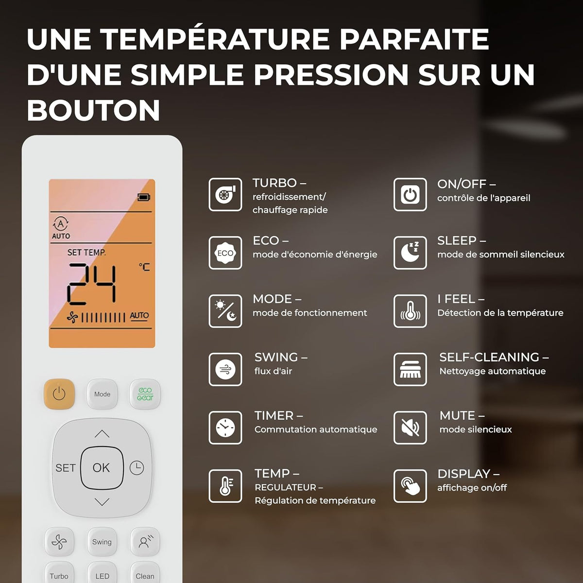 Kaltebringer Split Air Conditioner - 12000 BTU - 3.5 kW - With WiFi and App Heating Function - Very Quiet & Energy Efficient with Wall Mount - German Quality Brand