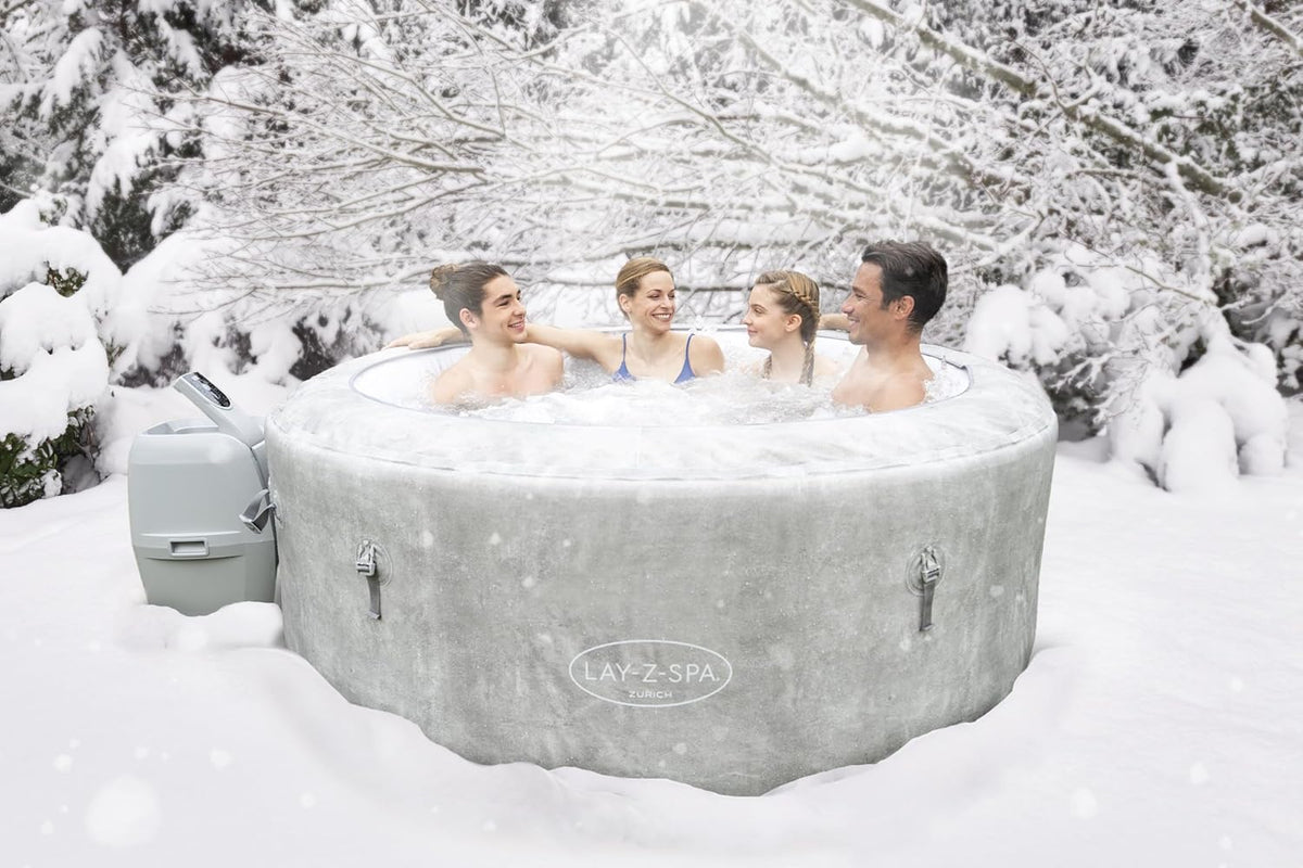 Lay-Z-Spa? Miami Airjet? 2-4 Person Round Inflatable Hot Tub
