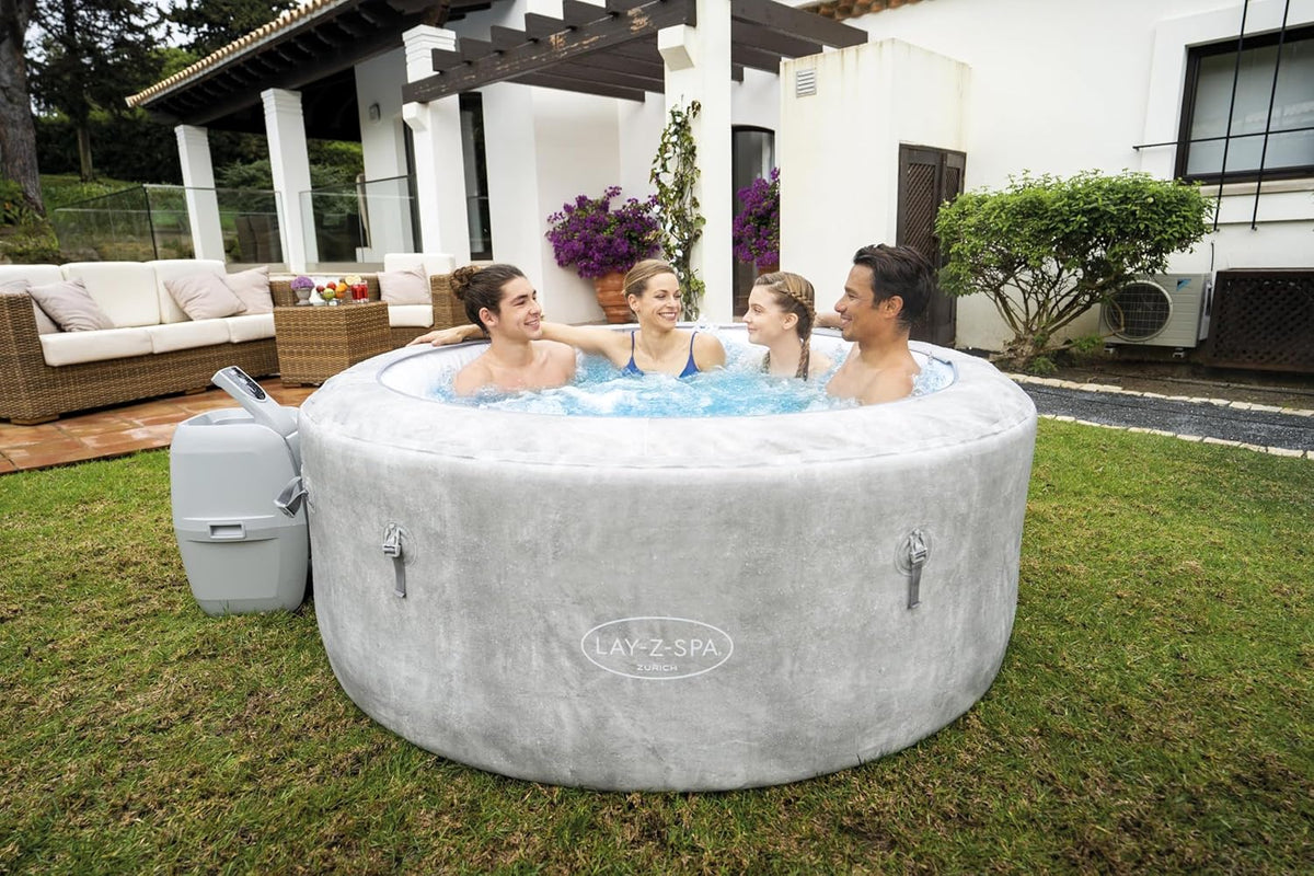 Lay-Z-Spa? Miami Airjet? 2-4 Person Round Inflatable Hot Tub