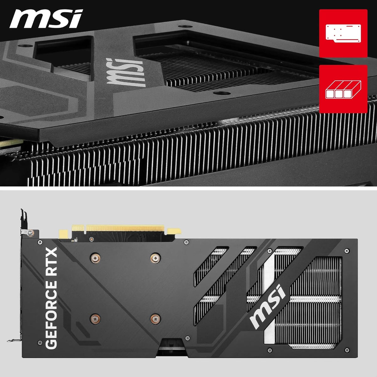 MSI GeForce RTX 4060 Ti Ventus 3X E 8G OC Graphics Card - 8 GB GDDR6 (18 GB/s 128-bit) PCIe 4.0 - 3 x Fans TORX 4.0 - HDMI 2.1a DisplayPort 1.4a