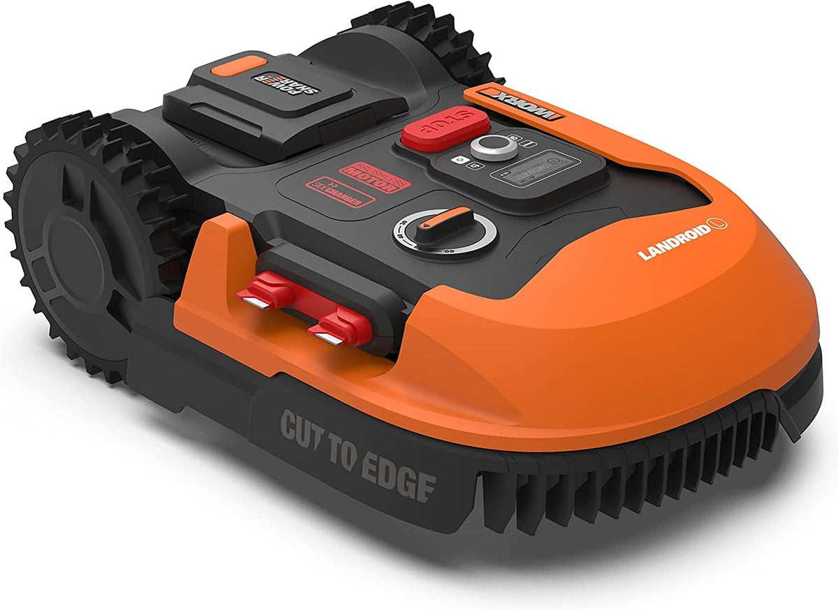 Landroid Plus WR167E Smart Connected Robotic Lawnmower, 700 m2 Max. 800 m2, Easy Installation, Configurable, 35% Slope, Rain Sensor, Cuts Close to Edges, Fast Mowing
