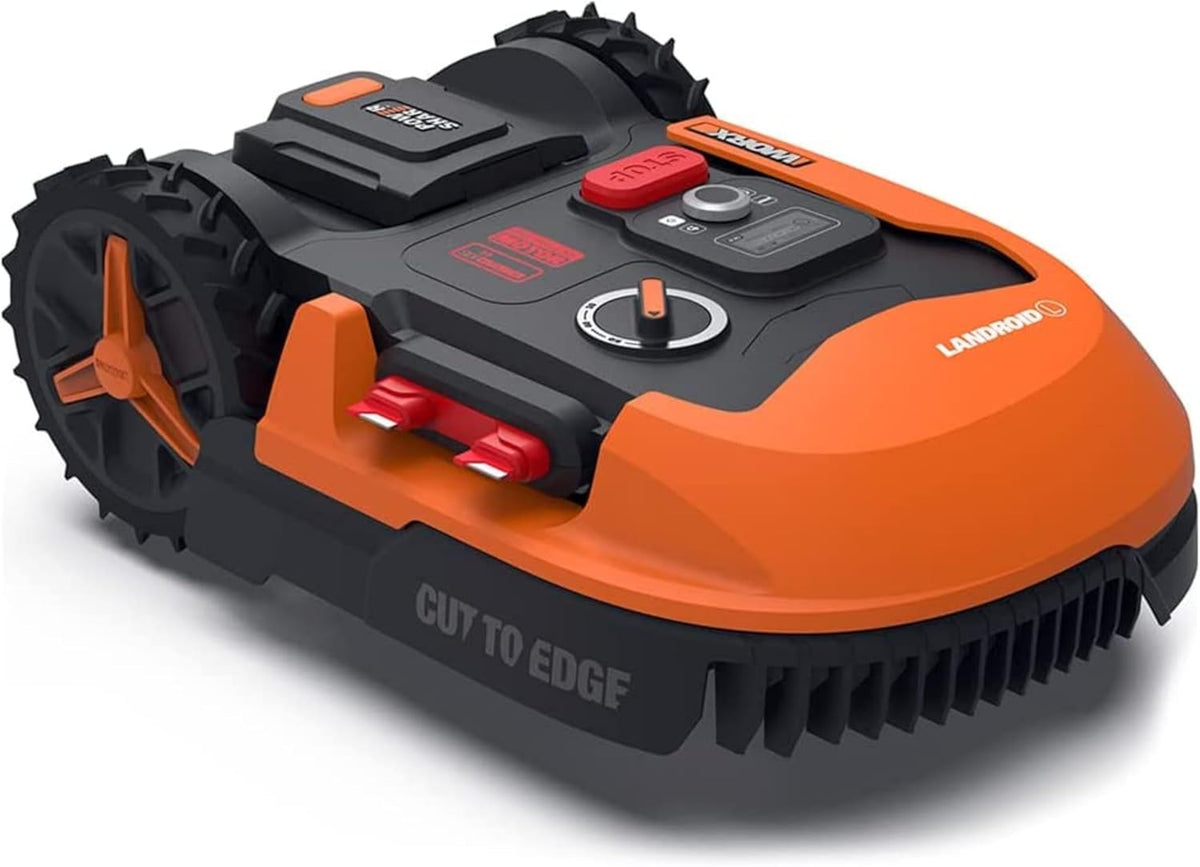 Landroid Plus WR167E Smart Connected Robotic Lawnmower, 700 m2 Max. 800 m2, Easy Installation, Configurable, 35% Slope, Rain Sensor, Cuts Close to Edges, Fast Mowing