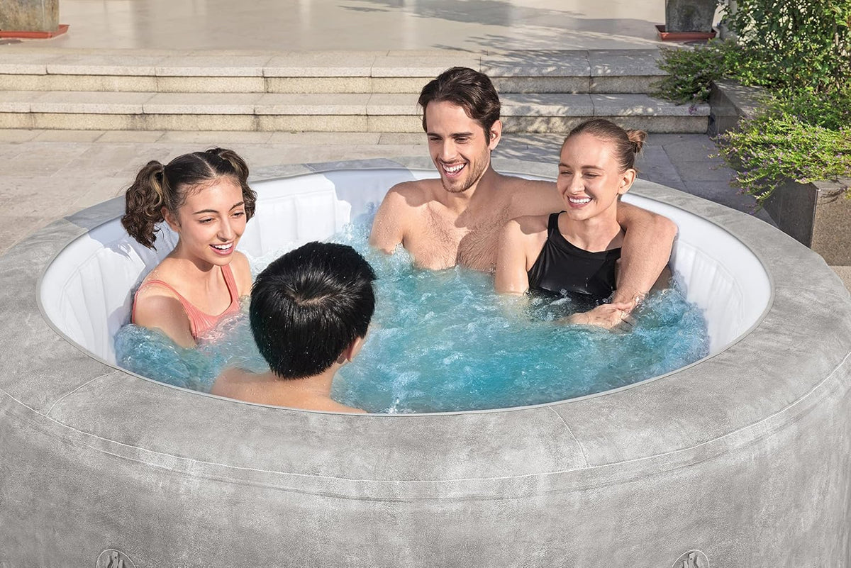 Lay-Z-Spa? Miami Airjet? 2-4 Person Round Inflatable Hot Tub