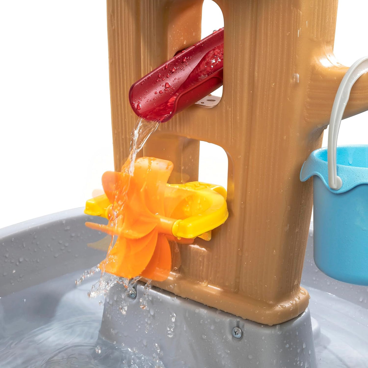 Rain Shower Splash Water Table with 13 Accessories - Blue & Green | Water Play Table | Garden Activity Table, Water Activity Table | Outdoor Water Table