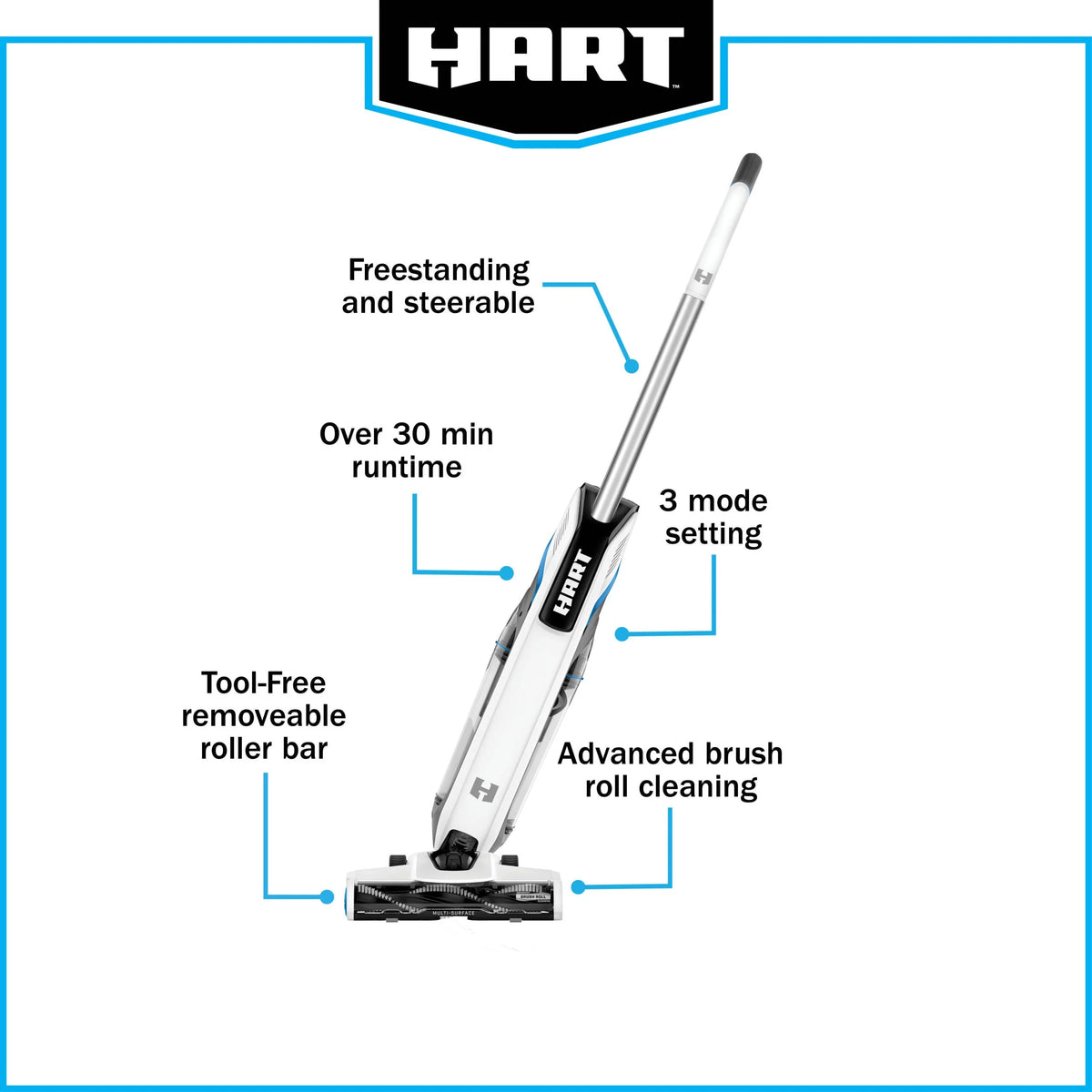 20-Volt High Capacity Cordless Stick Vacuum (Battery Not Included)
