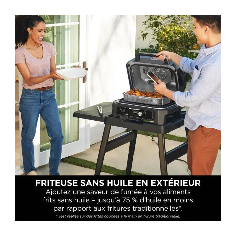 Electric barbecue with smoker and temperature probe - Woodfire Pro Connect XL - OG901EU - Woodfire pellets -