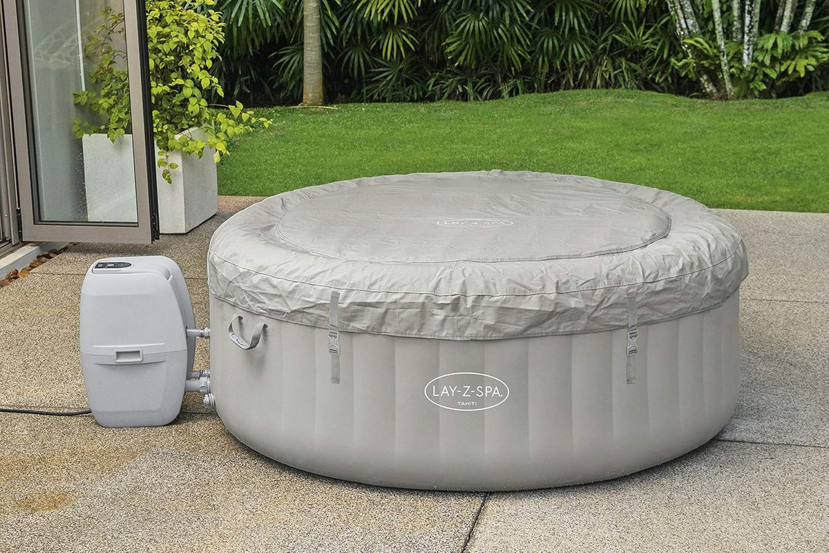 Lay-Z-Spa? Miami Airjet? 2-4 Person Round Inflatable Hot Tub