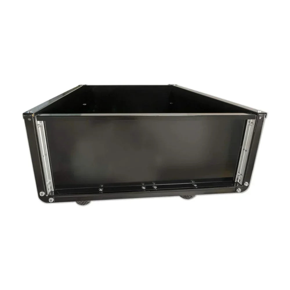 Utility Tow Behind Steel Dump Cart, 750 Pound Capacity