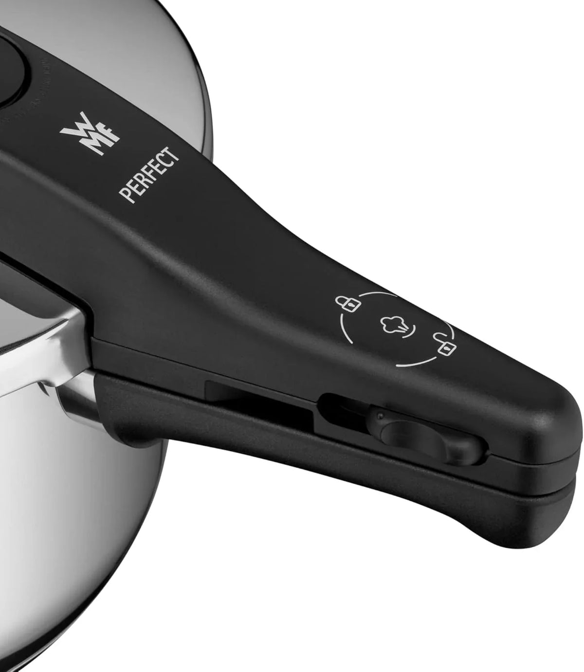 WMF Perfect One Pot Schnellkochtopf Induktion Set 2-teilig, Dampfkochtopf 4,5l, 3l, gro?es Kochsignal, 2 Kochstufen, abnehmbarer Deckelgriff, für alle