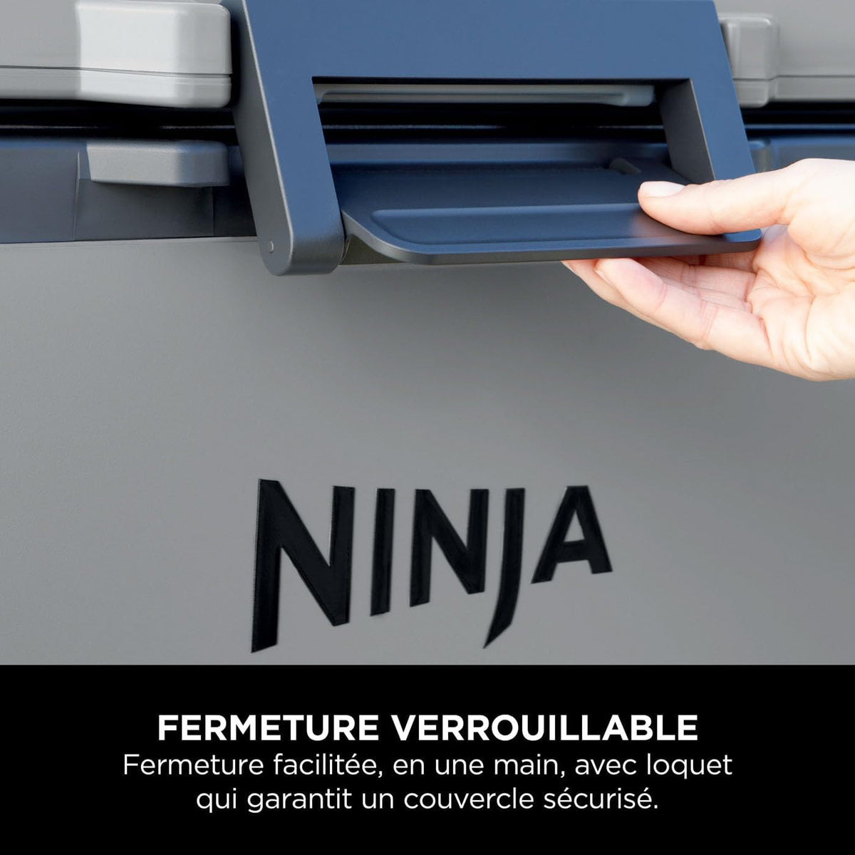 Ninja FrostVault Hard Cooler, High-Quality Ice Keeper, Keeps Ice Cold for Up to Days, Built-in Dry Storage Drawer at Refrigerator Temperature