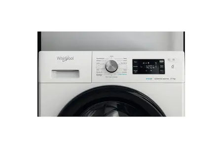 - Front-loading washing machine, 11kg, 1400 rpm, White, FFBD11469BVFR