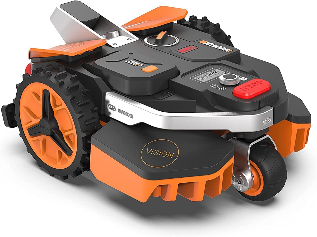Landroid Plus WR167E Smart Connected Robotic Lawnmower, 700 m2 Max. 800 m2, Easy Installation, Configurable, 35% Slope, Rain Sensor, Cuts Close to Edges, Fast Mowing