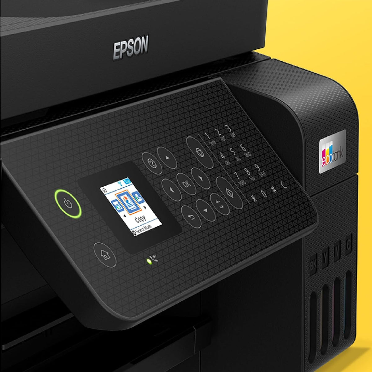 A4 Wi-Fi EcoTank ET-4800 multifunction printer equipped with ink tanks, with up to 3 years' worth of ink included