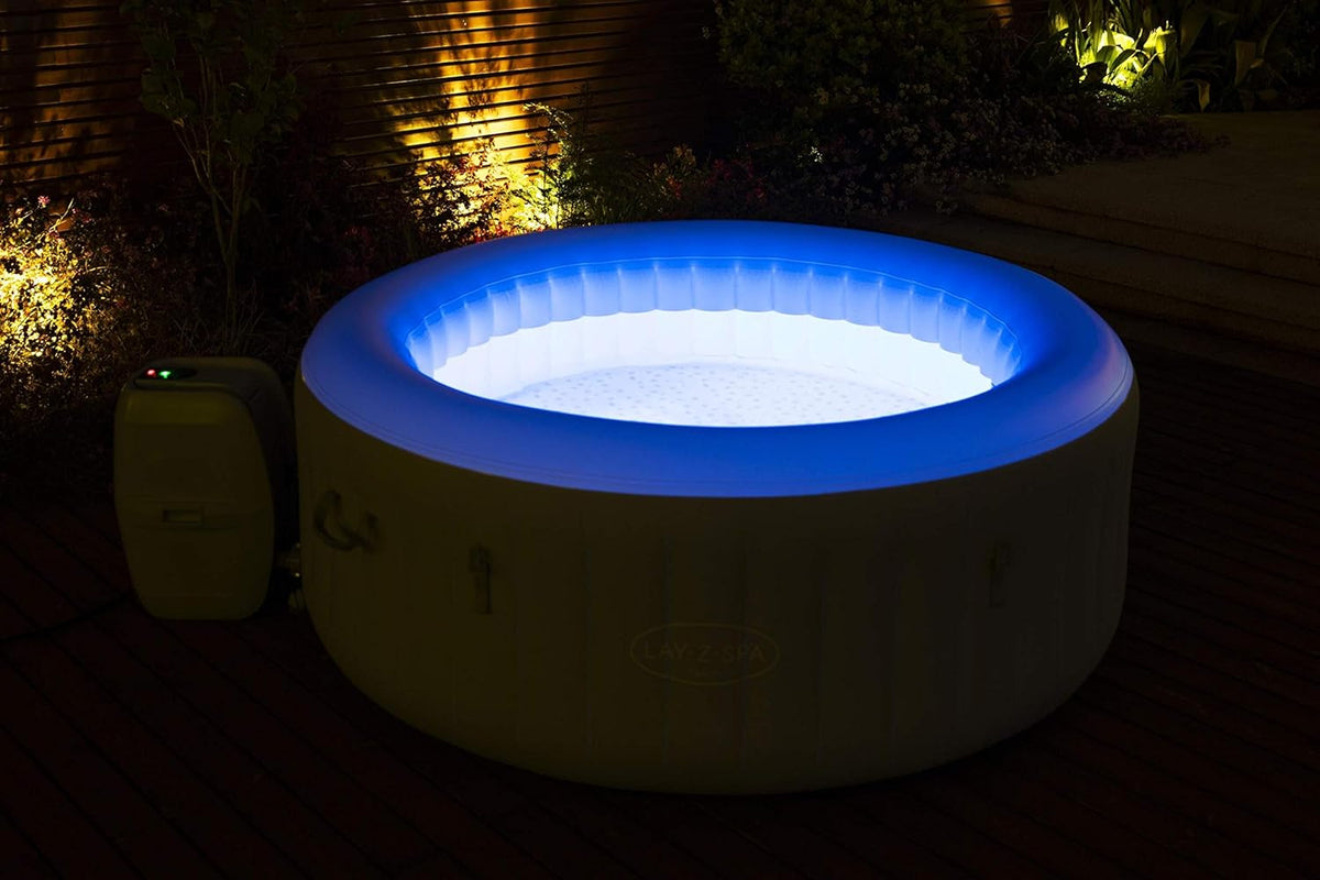 Lay-Z-Spa? Miami Airjet? 2-4 Person Round Inflatable Hot Tub