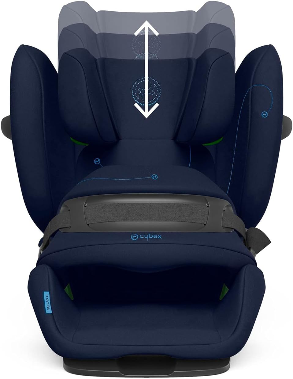 Cybex Pallas G2 Plus/Stormy Blue-light blue PU1