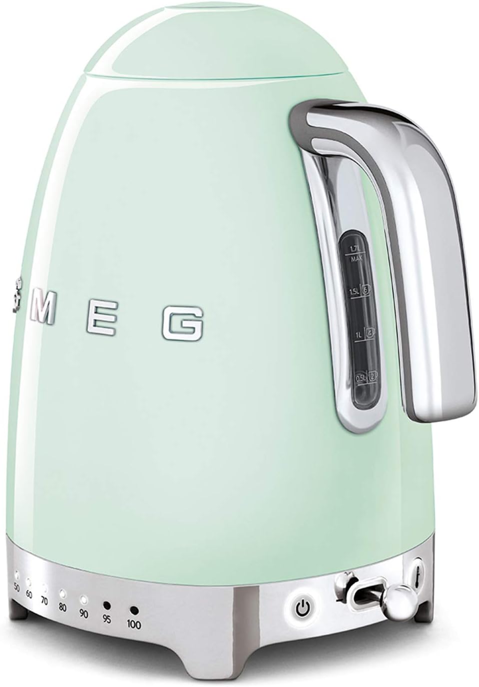 Variable Temperature Kettle KLF04BLEU 1.7 L, Multiple Temperature Settings, Washable Limescale Filter, Automatic Safety Shut-Off, Water Level Indicator, Cable Storage, 2400W, Black