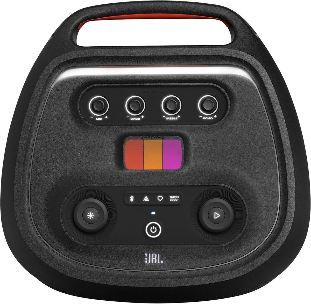 PartyBox Club 120, Portable party speaker, ergonomic folding handle, light show, 12-hour battery life, IPX4 splash-proof, black, European plug (Type C) -