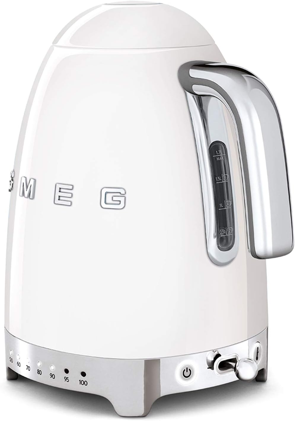 Variable Temperature Kettle KLF04BLEU 1.7 L, Multiple Temperature Settings, Washable Limescale Filter, Automatic Safety Shut-Off, Water Level Indicator, Cable Storage, 2400W, Black