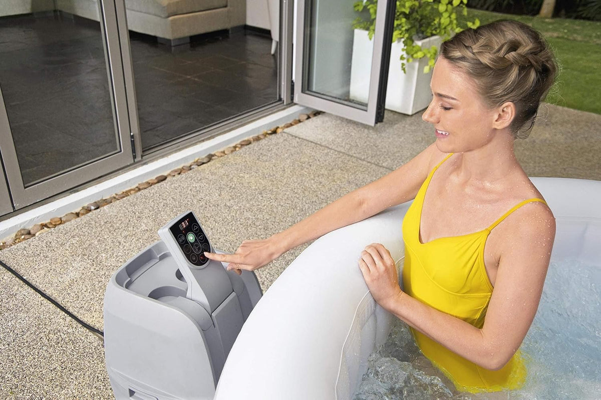 Lay-Z-Spa? Miami Airjet? 2-4 Person Round Inflatable Hot Tub