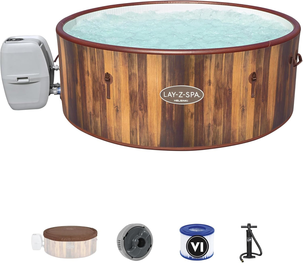 Lay-Z-Spa? Miami Airjet? 2-4 Person Round Inflatable Hot Tub
