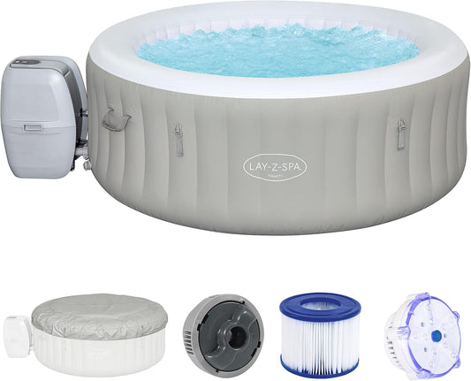 Lay-Z-Spa? Miami Airjet? 2-4 Person Round Inflatable Hot Tub