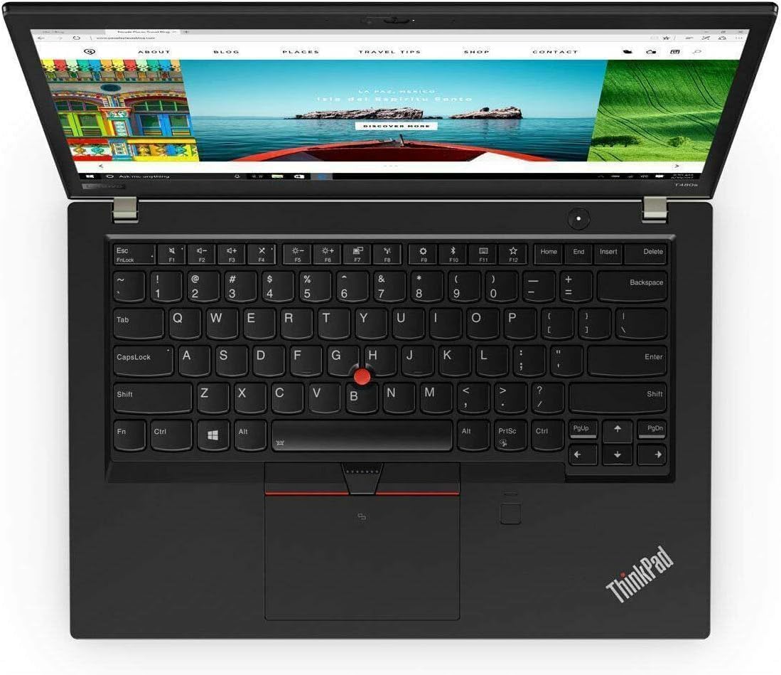 Lenovo ThinkPad T480s Business Laptop 14" FHD (1920 x 1080) Intel Core i7-8650U up to 4.2 GHz 16 GB DDR4 RAM 512 GB SSD Camera Bluetooth Windows 11 Pro (Renewed)