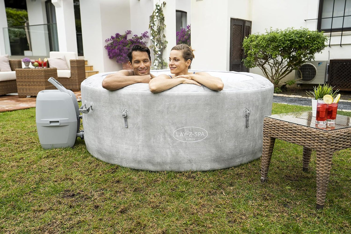 Lay-Z-Spa? Miami Airjet? 2-4 Person Round Inflatable Hot Tub