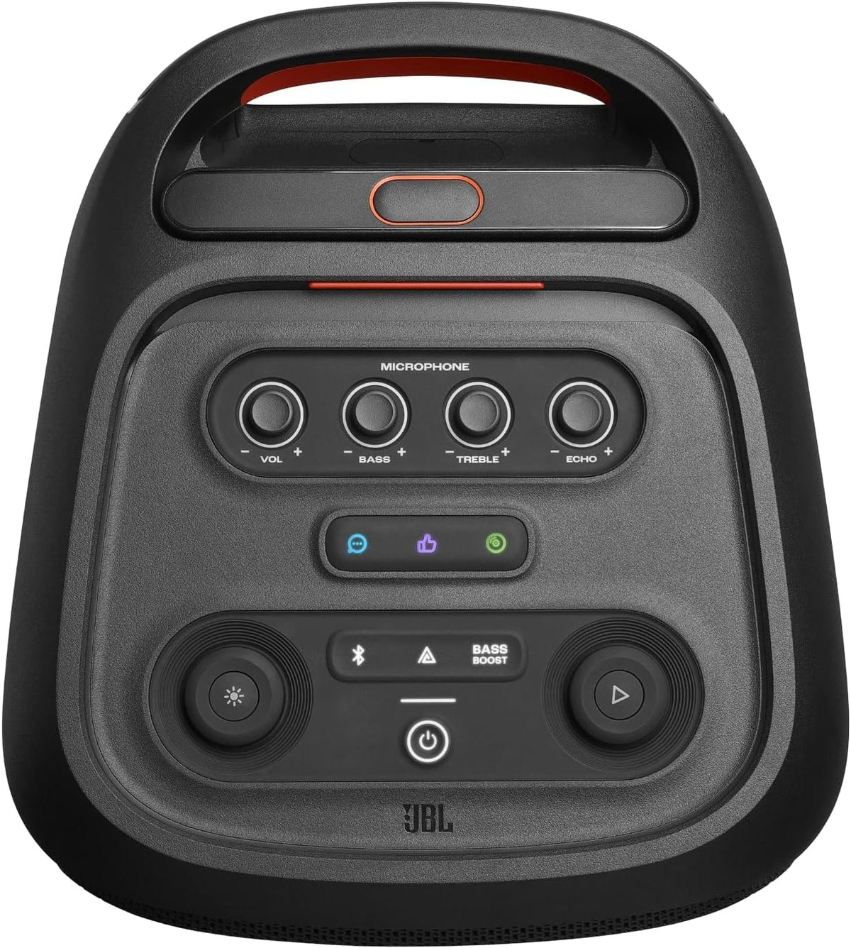 PartyBox Club 120, Portable party speaker, ergonomic folding handle, light show, 12-hour battery life, IPX4 splash-proof, black, European plug (Type C) -