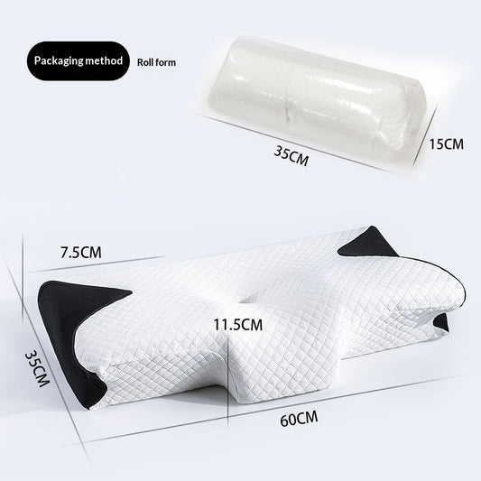 Butterfly Memory Foam Pillow | Ergonomic Comfort Cushion