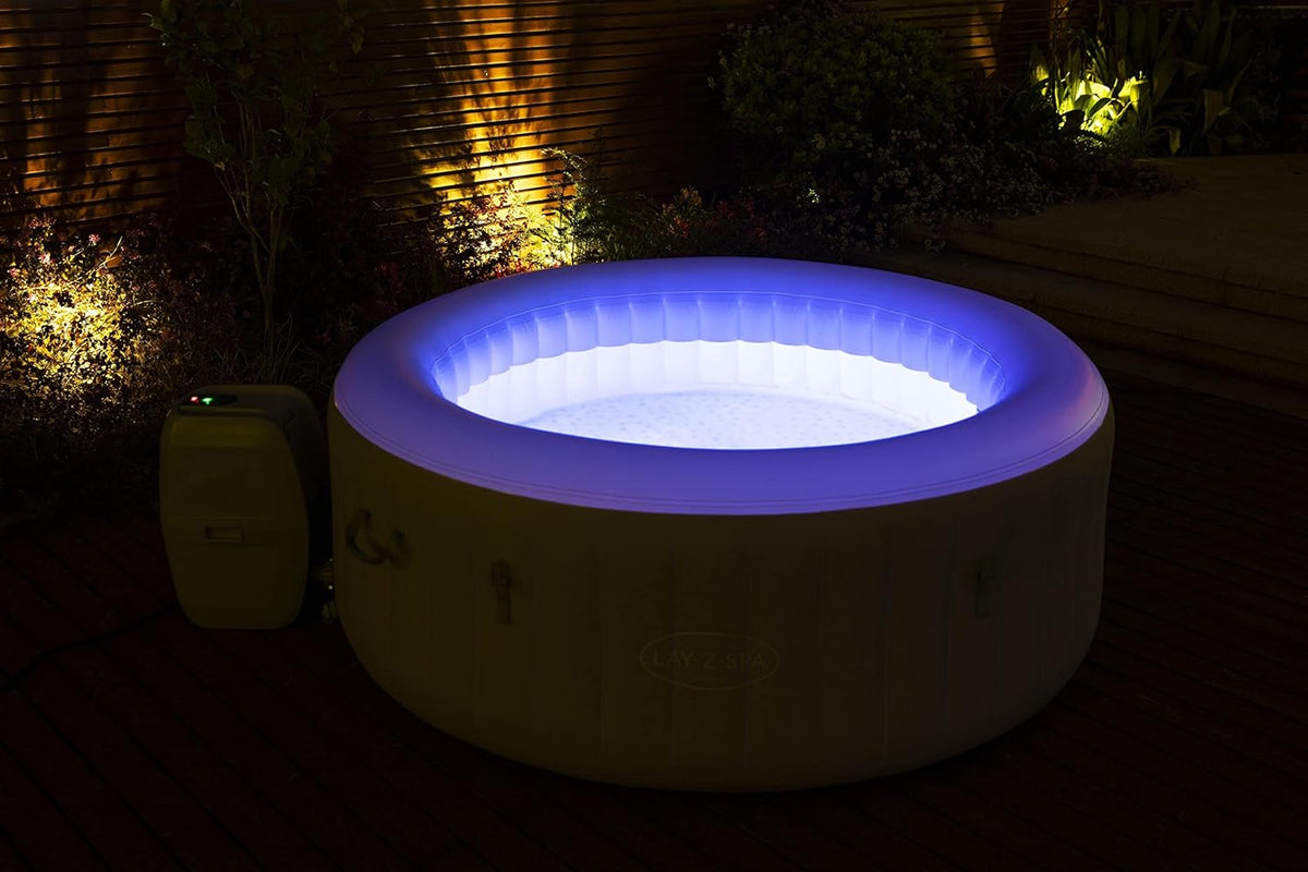 Lay-Z-Spa? Miami Airjet? 2-4 Person Round Inflatable Hot Tub