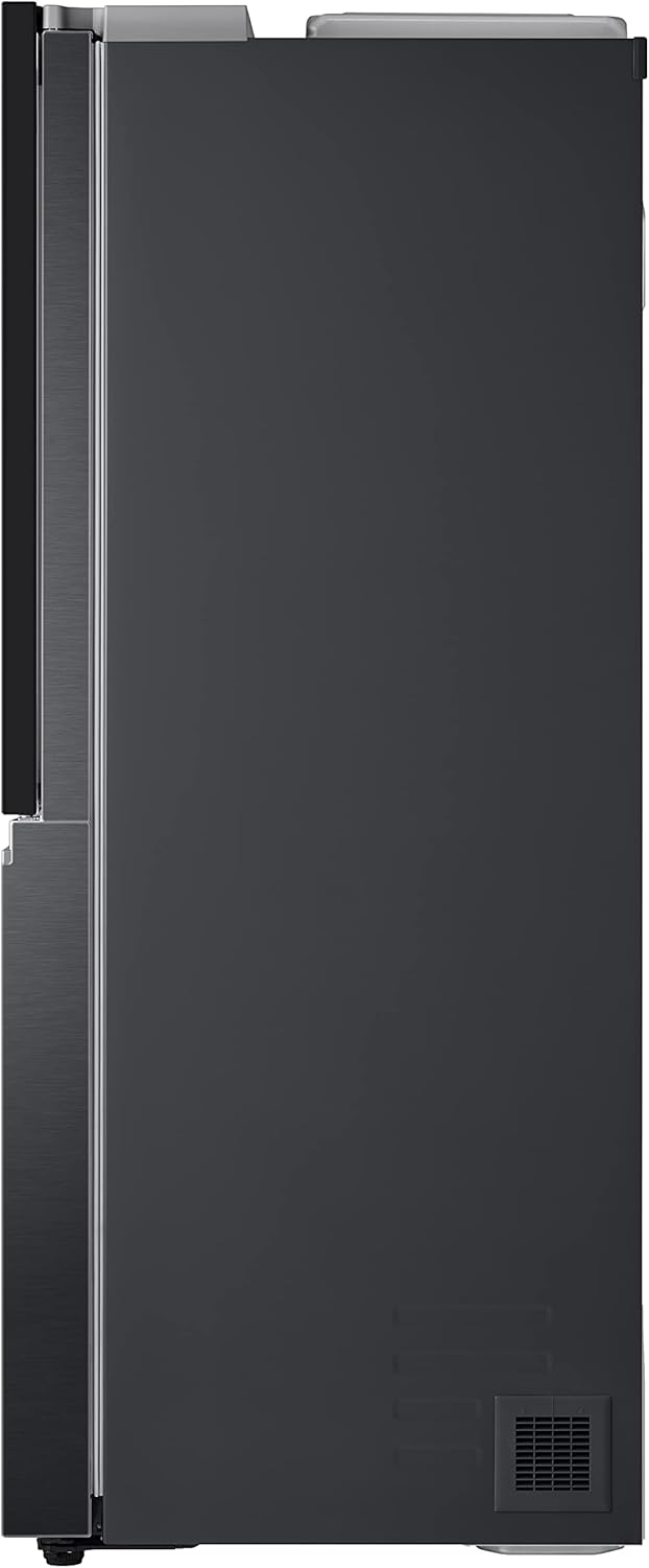 GSXV91MCAF Side-by-Side Fridge Freezer, 635L, InstaView, Total No-Frost, Freezer Compartment, UVnano Water and Ice Dispenser, Linear Inverter Compressor, Wi-Fi, Black, Energy Class F