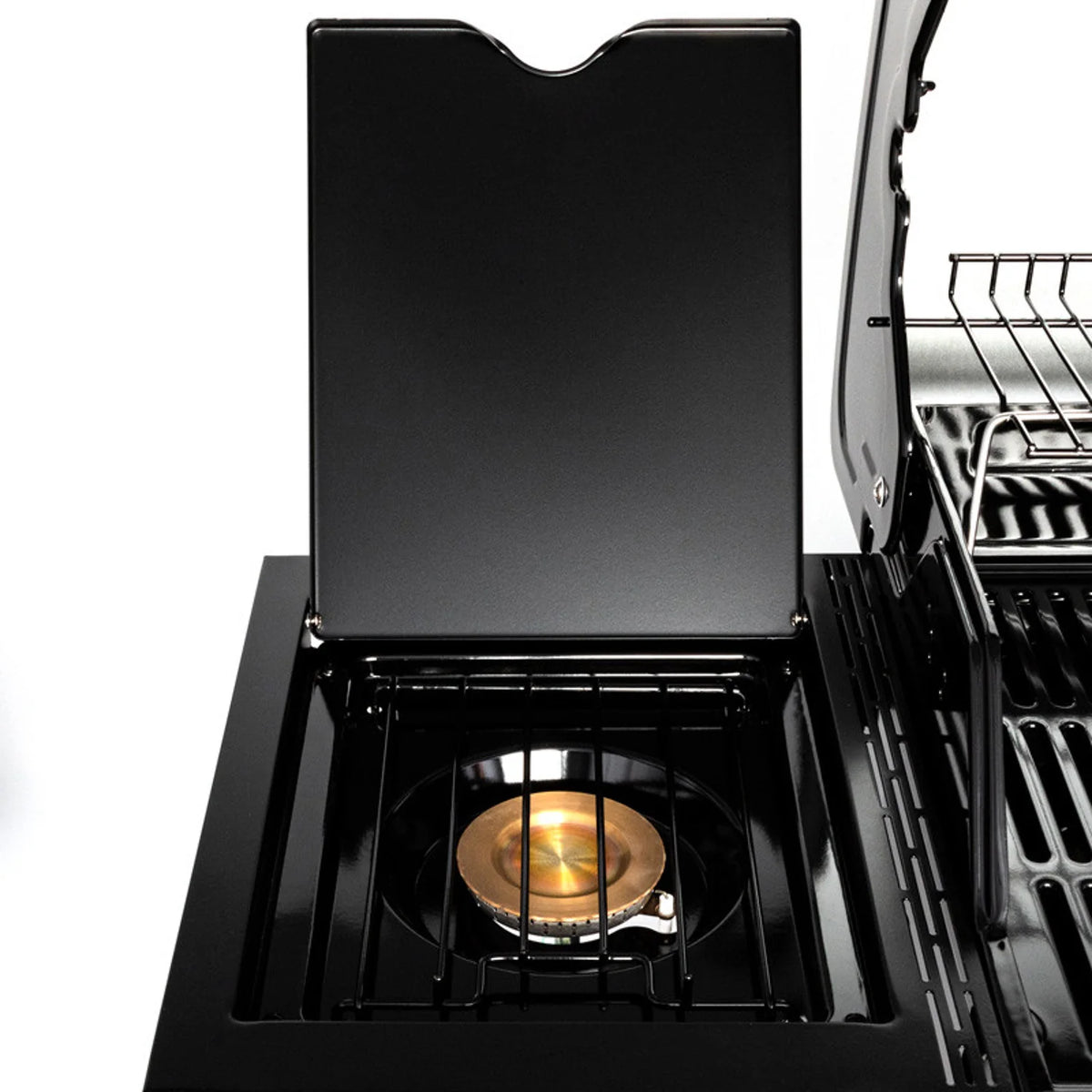 BRISBANE gas barbecue - 4 burners 14kW + Somagic side burner -