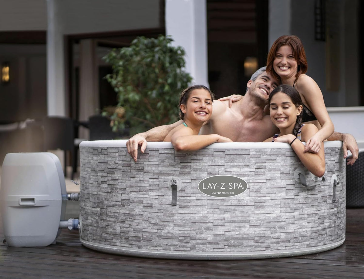 Lay-Z-Spa? Miami Airjet? 2-4 Person Round Inflatable Hot Tub